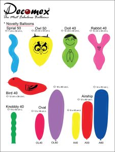 NOVELTY BALLOONS scaled 1