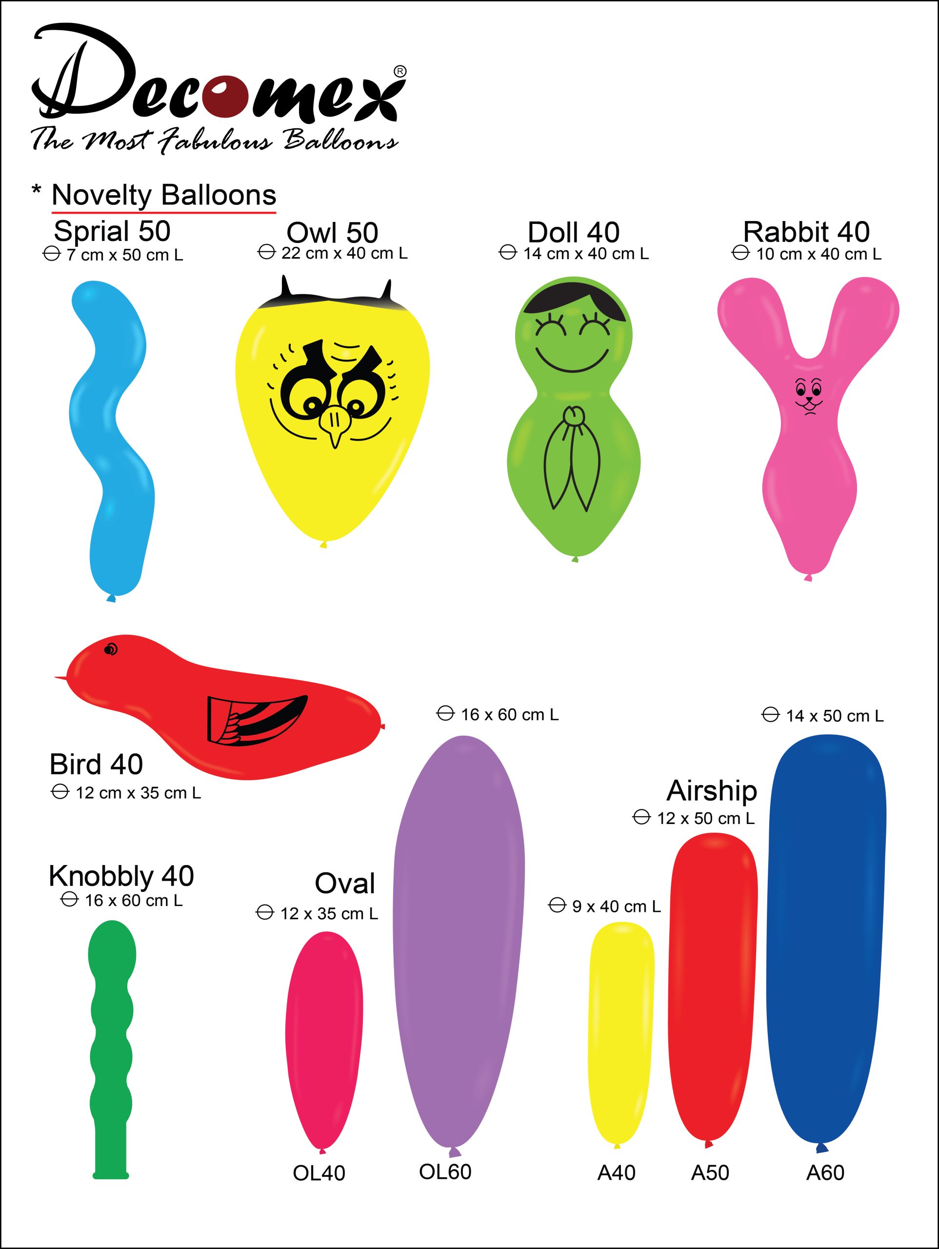 NOVELTY BALLOONS scaled 1