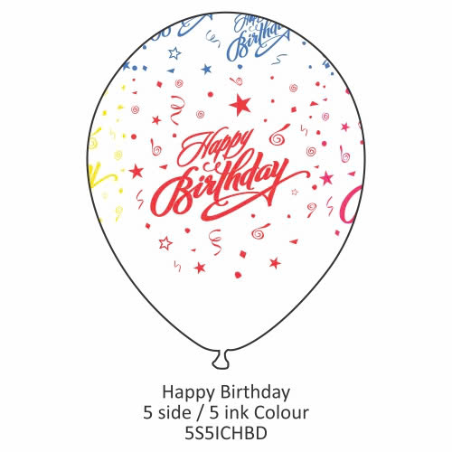 5 side 5 ink colour